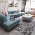 Nuevo sofá chesterfield moderno para muebles de sala de estar